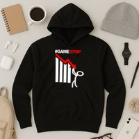 Game Stop Decline Fall Stock Invest Hoodie