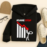 Game Stop Decline Fall Stock Invest Hoodie