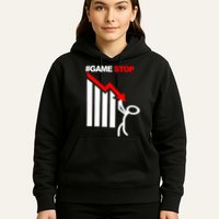 Game Stop Decline Fall Stock Invest Hoodie