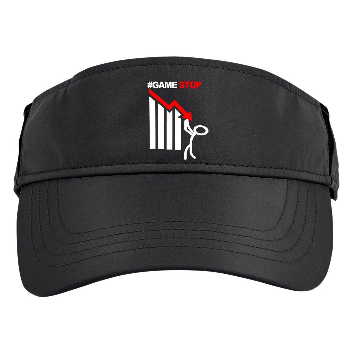 Game Stop Decline Fall Stock Invest Adult Drive Performance Visor