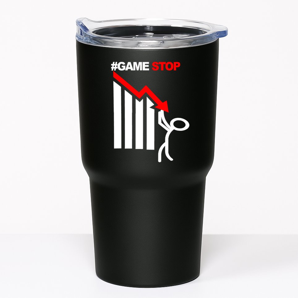 Game Stop Decline Fall Stock Invest Tumbler