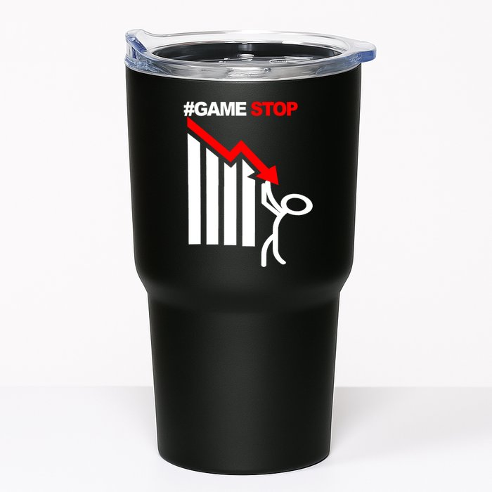 Game Stop Decline Fall Stock Invest Tumbler