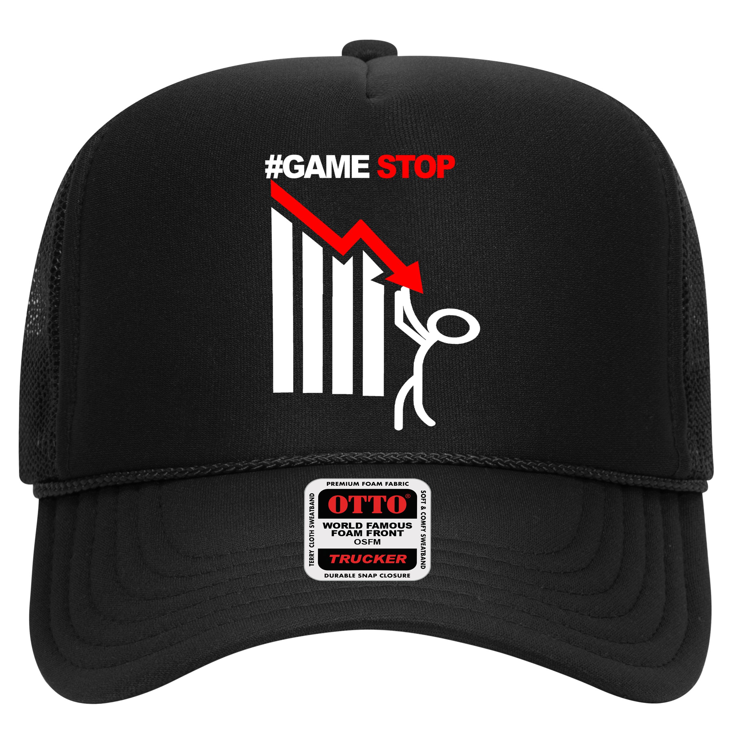 Game Stop Decline Fall Stock Invest Hat
