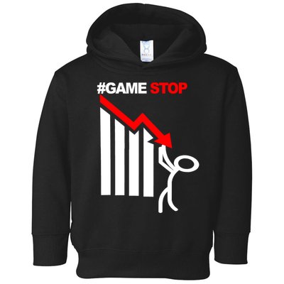 Game Stop Decline Fall Stock Invest Toddler Hoodie
