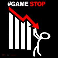 Game Stop Decline Fall Stock Invest Tank Top