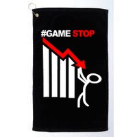 Game Stop Decline Fall Stock Invest Golf Towel