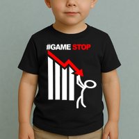 Game Stop Decline Fall Stock Invest Toddler T-Shirt