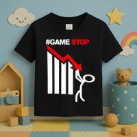 Game Stop Decline Fall Stock Invest Toddler T-Shirt