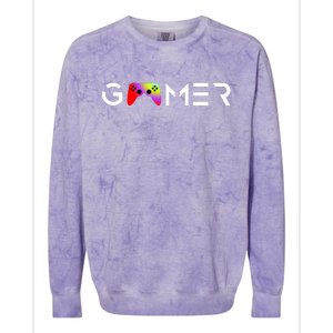 Gamer Colorblast Crewneck Sweatshirt