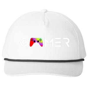 Gamer Snapback Five-Panel Rope Hat