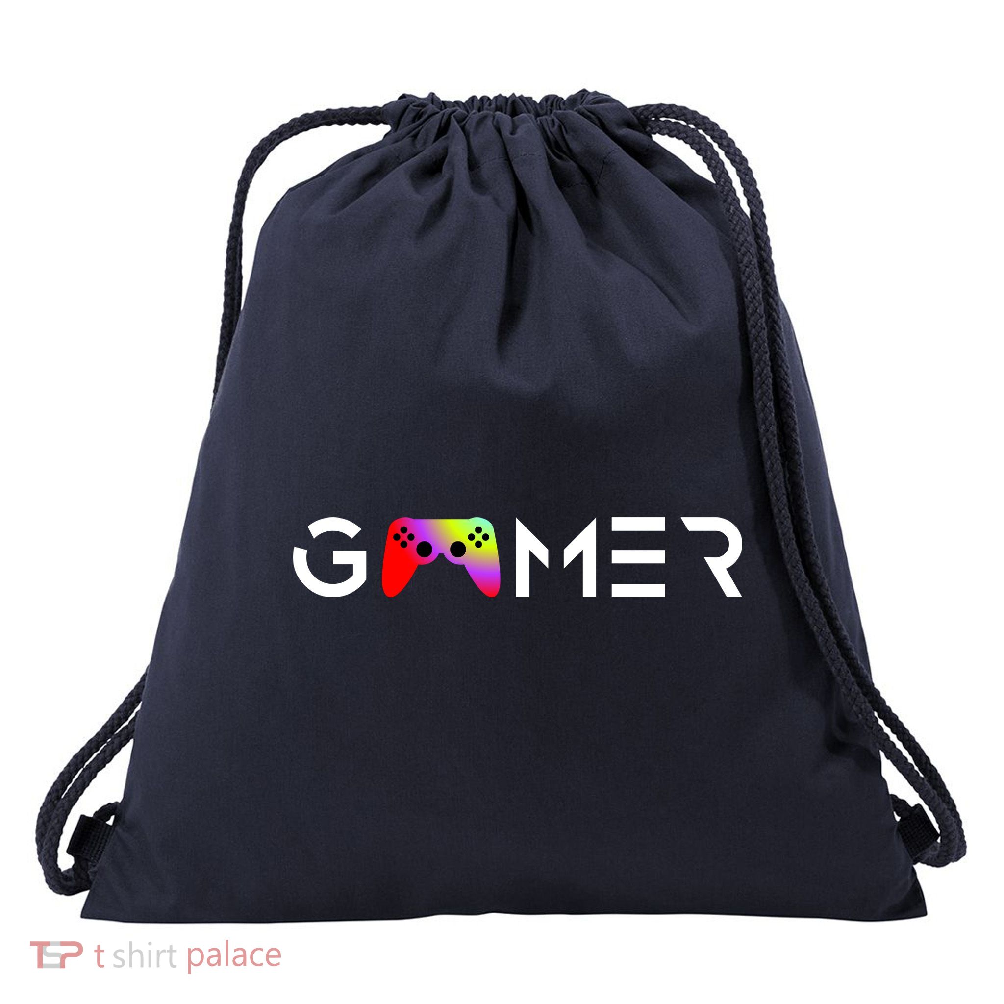 Gamer Drawstring Bag