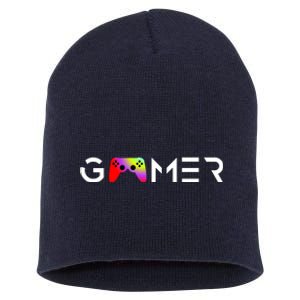 Gamer Short Acrylic Beanie