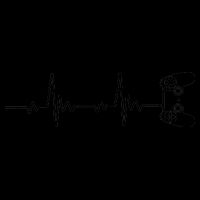 Gamer Controller Heartbeat Pules Mug
