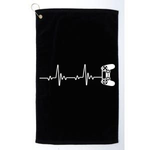 Gamer Controller Heartbeat Pules Platinum Collection Golf Towel