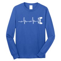 Gamer Controller Heartbeat Pules Long Sleeve Shirt