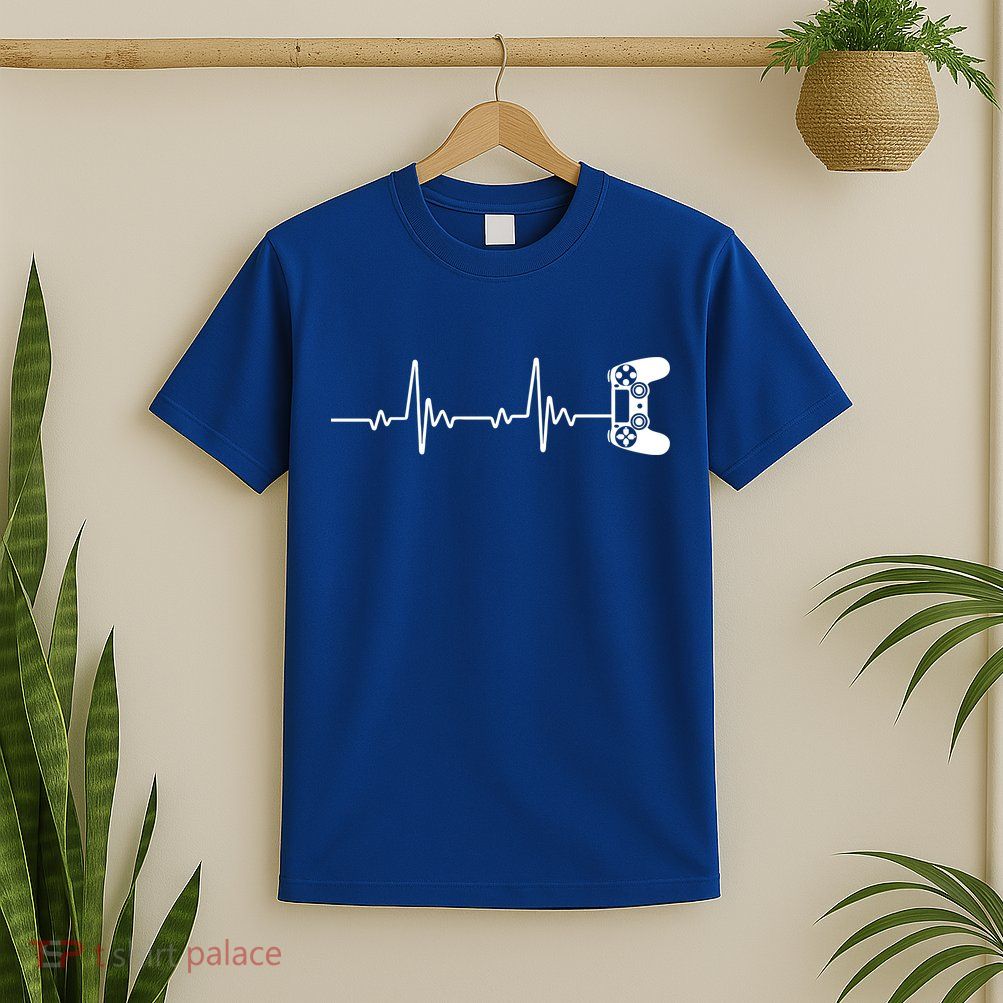 Gamer Controller Heartbeat Pules T-Shirt