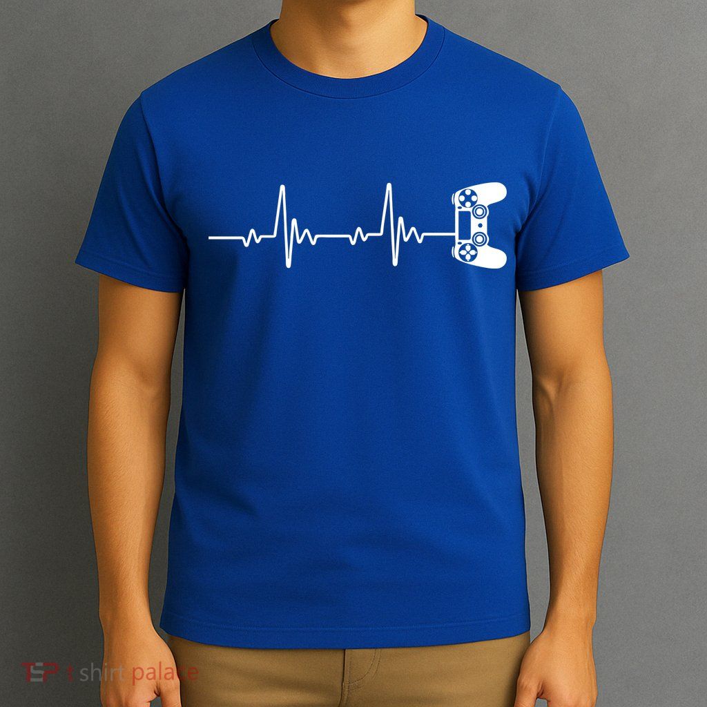 Gamer Controller Heartbeat Pules T-Shirt