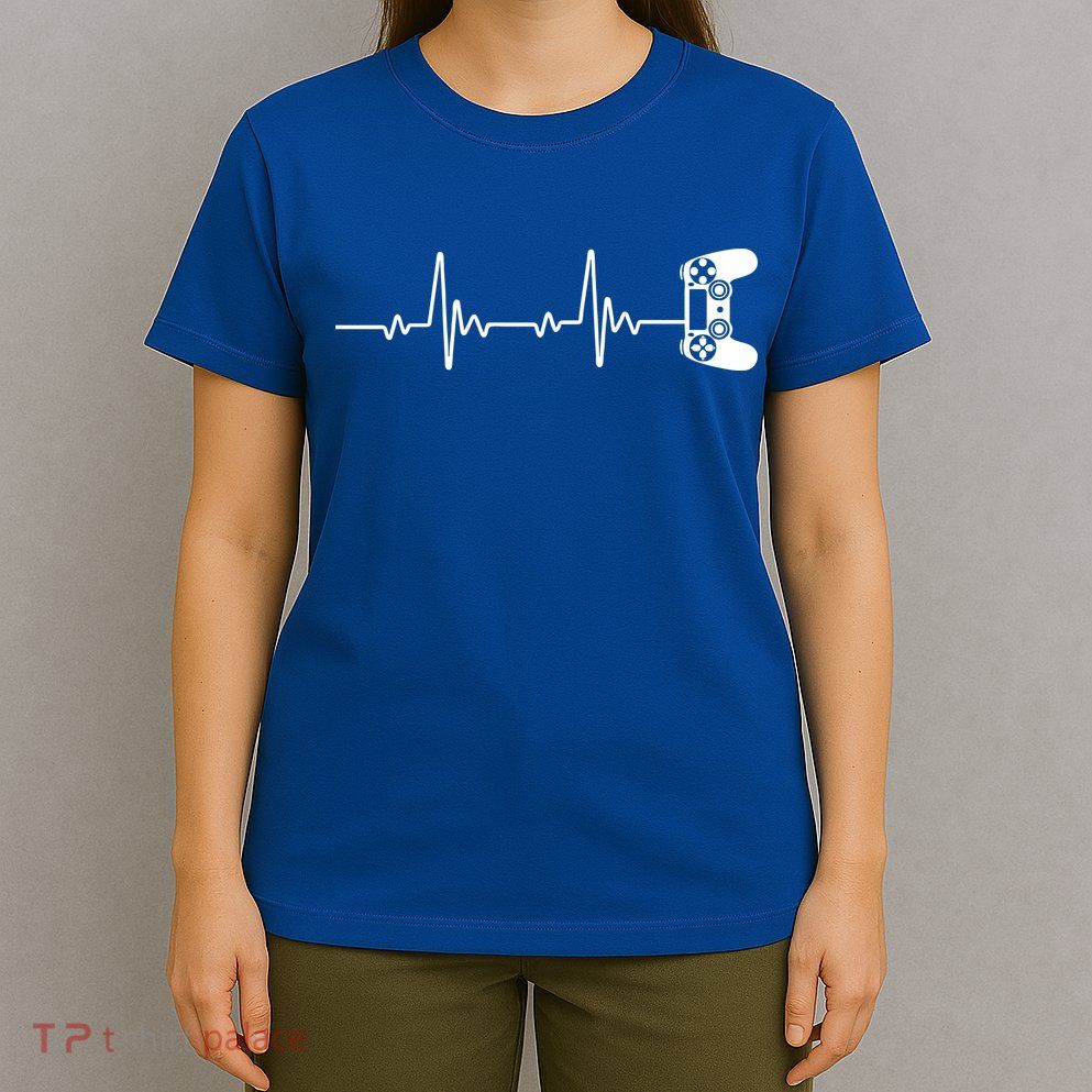 Gamer Controller Heartbeat Pules T-Shirt
