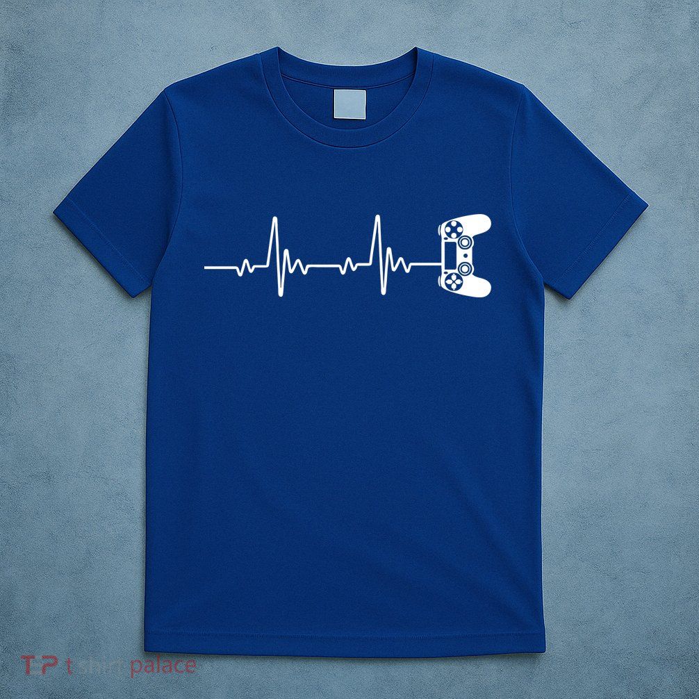 Gamer Controller Heartbeat Pules T-Shirt