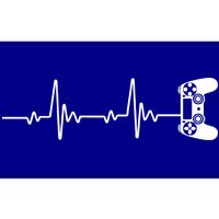 Gamer Controller Heartbeat Pules Bumper Sticker