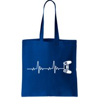 Gamer Controller Heartbeat Pules Tote Bag