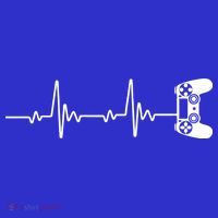 Gamer Controller Heartbeat Pules Poster