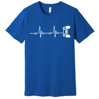 Gamer Controller Heartbeat Pules Premium T-Shirt