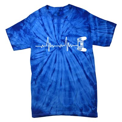 Gamer Controller Heartbeat Pules Tie-Dye T-Shirt