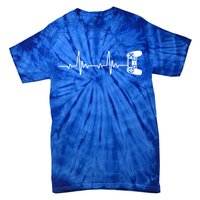 Gamer Controller Heartbeat Pules Tie-Dye T-Shirt