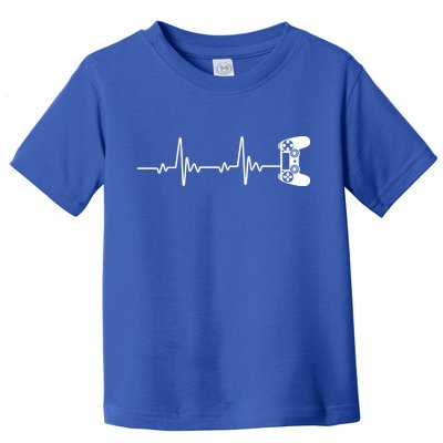 Gamer Controller Heartbeat Pules Toddler T-Shirt