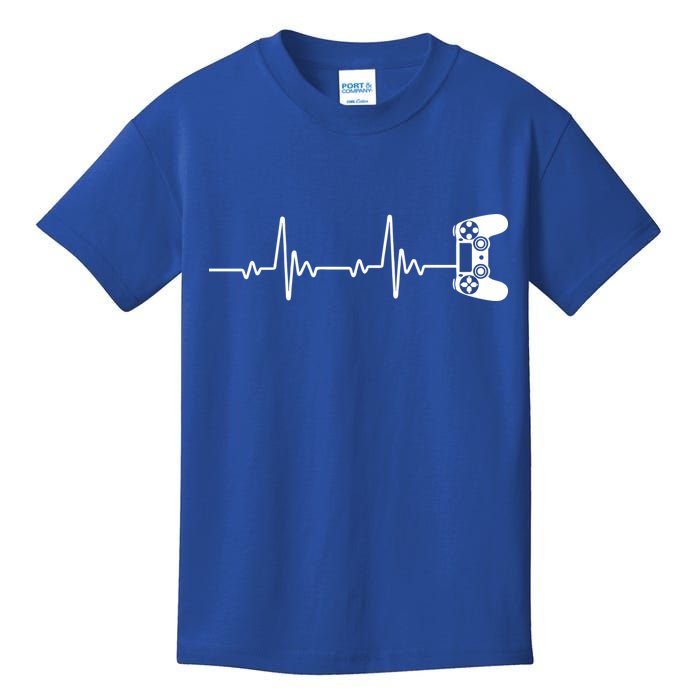 Gamer Controller Heartbeat Pules Kids T-Shirt
