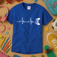 Gamer Controller Heartbeat Pules Kids T-Shirt