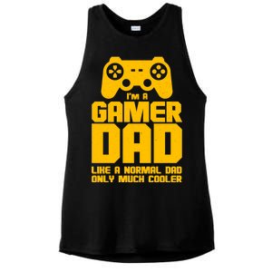 Gamer Dad Like A Normal Dad But Much Cooler Ladies PosiCharge Tri-Blend Wicking Tank