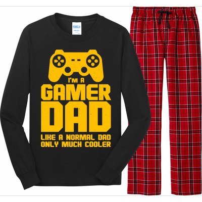 Gamer Dad Like A Normal Dad But Much Cooler Long Sleeve Pajama Set