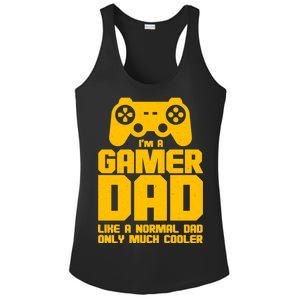 Gamer Dad Like A Normal Dad But Much Cooler Ladies PosiCharge Competitor Racerback Tank