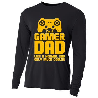 Gamer Dad Like A Normal Dad But Much Cooler Cooling Performance Long Sleeve Crew