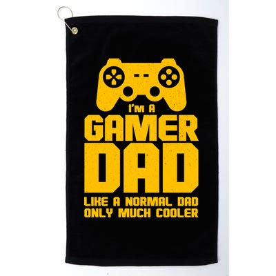 Gamer Dad Like A Normal Dad But Much Cooler Golf Towel