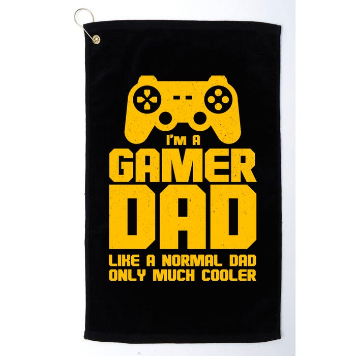 Gamer Dad Like A Normal Dad But Much Cooler Golf Towel