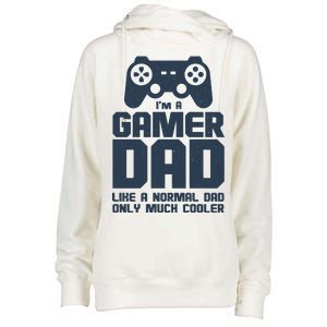 Gamer Dad Like A Normal Dad But Much Cooler Womens Funnel Neck Pullover Hood