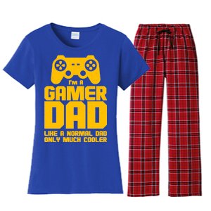 Gamer Dad Like A Normal Dad But Much Cooler Women's Flannel Pajama Set