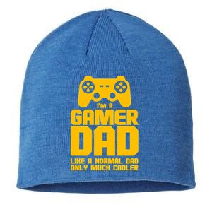 Gamer Dad Like A Normal Dad But Much Cooler Sustainable Beanie