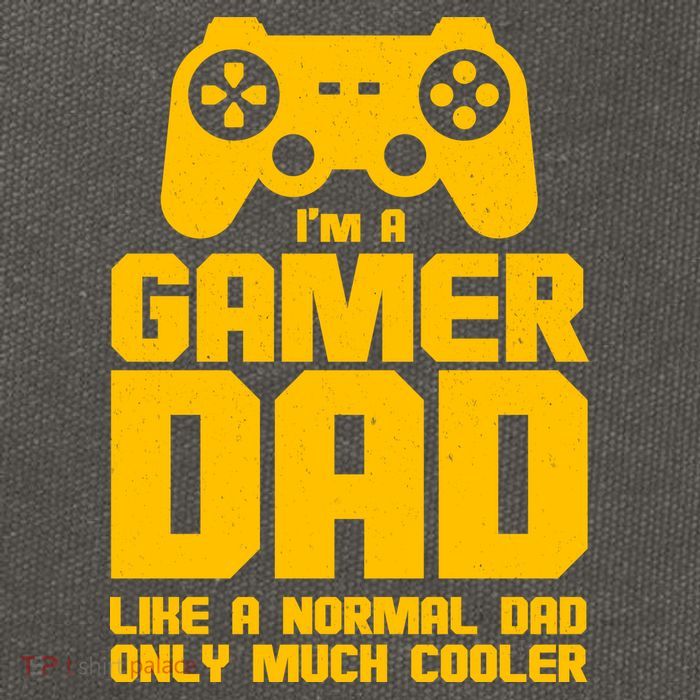 Gamer Dad Like A Normal Dad But Much Cooler Cotton Canvas Backpack