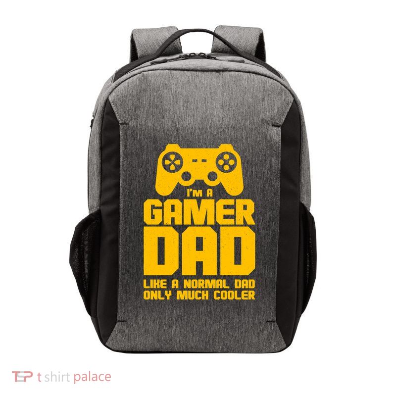 Gamer Dad Like A Normal Dad But Much Cooler Vector Backpack