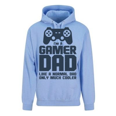 Gamer Dad Like A Normal Dad But Much Cooler Unisex Surf Hoodie