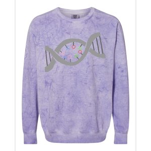 Gamer DNA Strand Colorblast Crewneck Sweatshirt