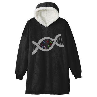 Gamer DNA Strand Hooded Wearable Blanket