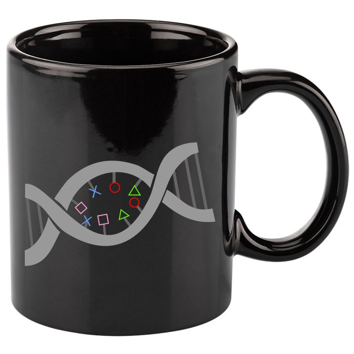 Gamer DNA Strand 11oz C Handle Ceramic Mug