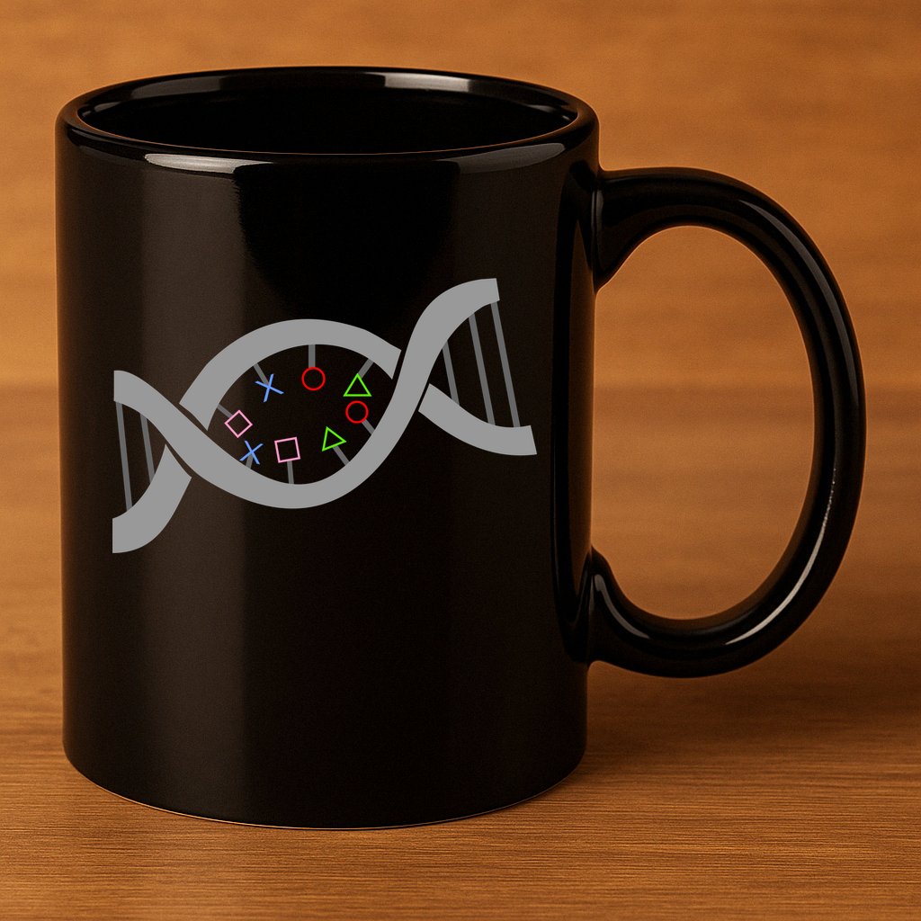 Gamer DNA Strand 11oz C Handle Ceramic Mug