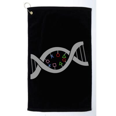 Gamer DNA Strand Golf Towel