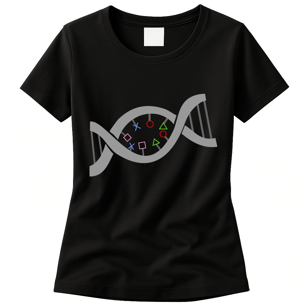 Gamer DNA Strand Womens T-Shirt